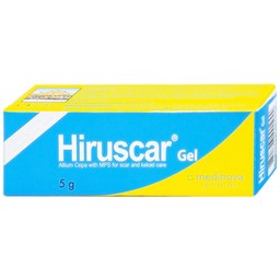Gel bôi Hiruscar giúp làm mờ vết sẹo (5g)