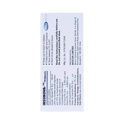  Thuốc tiêm Insunova 30/70 100IU MEGA We care điều trị đái tháo đường (10ml)