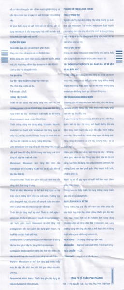 Thuốc Mobimed 7.5mg Pymepharco điều trị viêm khớp dạng thấp, viêm cột sống (2 vỉ x 10 viên)