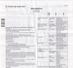 Thuốc Nolvadex-D 20mg AstraZeneca điều trị ung thư vú (3 vỉ x 10 viên)