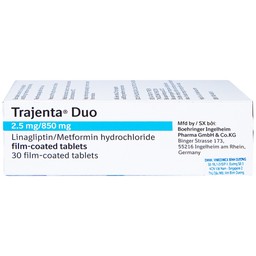 Thuốc Trajenta Duo 2.5mg/850mg Boehringer điều trị đái tháo đường típ 2 (30 viên)