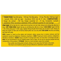 Kẹo Ngậm Ho Vị Gừng Vietnat (20 viên)