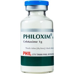 Bột pha tiêm Philoxim 1g Phil Inter Pharma điều trị nhiễm trùng do các chủng vi khuẩn (10 chai)