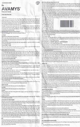 Thuốc xịt mũi Avamys 27.5mcg GSK điều trị chảy nước mũi, xung huyết mũi (30 liều xịt)