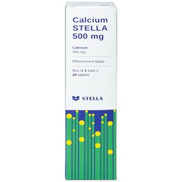 Viên sủi Calcium Stella 500mg phòng và hỗ trợ điều trị loãng xương (20 viên)