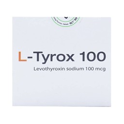 Thuốc L-Tyrox 100 DaviPharm điều trị hội chứng suy giáp (10 vỉ x 10 viên)