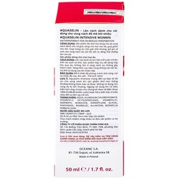 Lăn khử mùi giảm tiết mồ hôi cho nữ Aquaselin Intensive Women 50ml