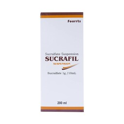 Hỗn dịch Sucrafil Fourts điều trị viêm khớp, trào ngược dạ dày thực quản (200ml) 