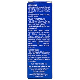 Xịt thơm miệng thảo dược GreeLux Extra Cool Hoa Linh khử mùi hôi miệng (12ml)