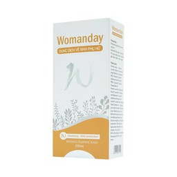 Dung dịch vệ sinh phụ nữ Womanday Đại Bắc làm sạch, khử mồ hôi (200ml)