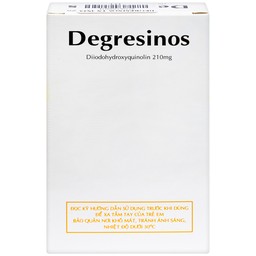 Thuốc Degresinos Thành Nam điều trị nhiễm amip đường ruột (4 vỉ x 25 viên)