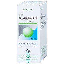 Siro Promethazin Vidipha điều trị mày đay, phù mạch, viêm mũi dị ứng (90ml)
