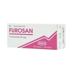Thuốc Furosan 40mg Hasan điều trị phù, tăng huyết áp nhẹ hay trung bình (10 vỉ x 10 viên)