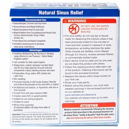 Bộ rửa mũi Neilmed Sinus Rinse (1 bình + 60 gói) làm sạch và ngăn ngừa viêm xoang, viêm mũi dị ứng