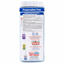 Bộ rửa mũi Neilmed Sinus Rinse (1 bình + 60 gói) làm sạch và ngăn ngừa viêm xoang, viêm mũi dị ứng