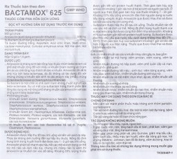 Thuốc cốm Bactamox 625 Imexpharm điều trị nhiễm khuẩn (12 gói)