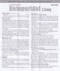 Thuốc Haloperidol 1.5mg Danapha điều trị các trạng thái kích động tâm thần, vận động (10 vỉ x 25 viên)