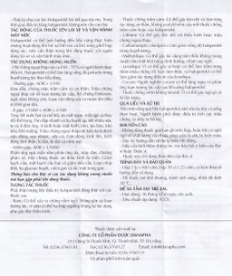 Thuốc Haloperidol 1.5mg Danapha điều trị các trạng thái kích động tâm thần, vận động (10 vỉ x 25 viên)