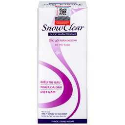 Dược phẩm trị gàu Snowclear Merap điều trị gàu, ngứa da đầu, diệt nấm (50ml)