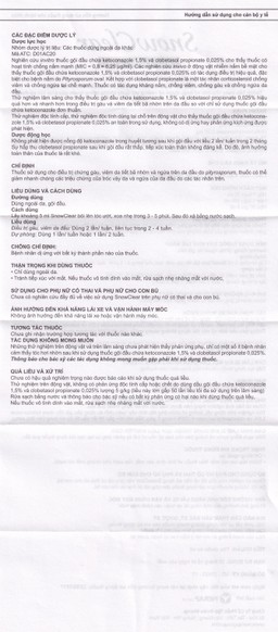 Hỗn dịch Snowclear Merap điều trị gàu, ngứa da đầu, diệt nấm (50 gói)