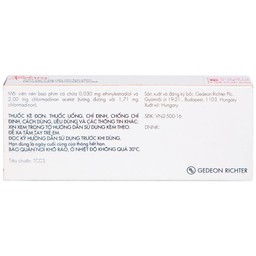 Thuốc tránh thai hằng ngày Belara Gedeon (1 vỉ x 21 viên)