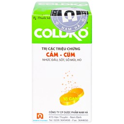 Viên sủi Coldko Nam Hà điều trị triệu chứng cảm cúm (5 viên)