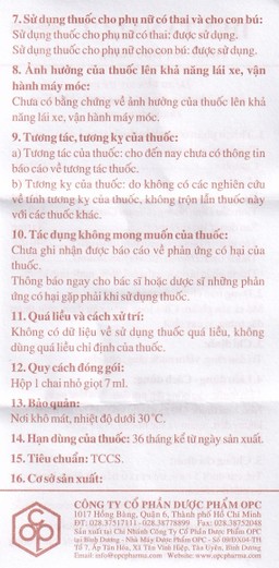 Thuốc trị đau răng Dentanalgi OPC điều trị đau răng, viêm nướu răng, nha chu (7ml)