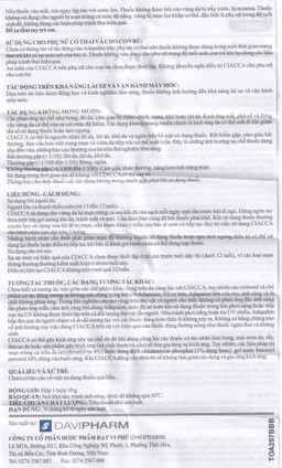 Gel bôi ngoài da Ciacca Davipharm điều trị tình trạng da bị mụn trứng cá nhẹ đến vừa (10g)