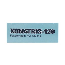 Thuốc Xonatrix-120 DaviPharm điều trị triệu chứng viêm mũi dị ứng theo mùa (3 vỉ x 10 viên)
