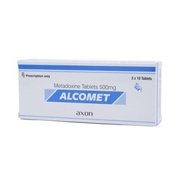 Thuốc Alcomet Axon điều trị nhiễm độc rượu cấp tính, gan nhiễm mỡ do rượu (3 vỉ x 10 viên)