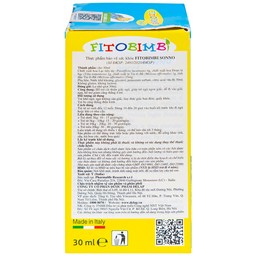 Siro giúp trẻ ngủ ngon Fitobimbi Sonno (30ml)