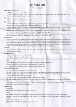 Thuốc Donaton 20 Đông Nam điều trị rối loạn chức năng cương cứng dương vật (2 vỉ x 2 viên)