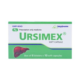Thuốc Ursimex Imexpharm cải thiện chức năng gan (6 vỉ x 10 viên)