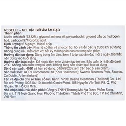 Gel phụ khoa Regelle hộp (6 tuýp) giúp giữ ẩm, giảm nhanh các triệu chứng khô, ngứa rát, khó chịu của âm đạo