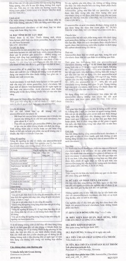 Thuốc Amoksiklav Quick Tabs 625mg Lek điều trị nhiễm khuẩn (7 vỉ x 2 viên)