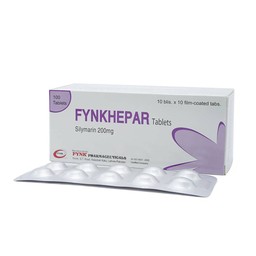 Thuốc Fynkhepar 200mg Fynk điều trị hỗ trợ các bệnh về gan do nhiễm độc (10 vỉ x 10 viên)