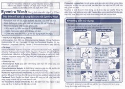 Dung dịch rửa mắt Eyemiru Wash Nitto Medic phòng chống bệnh về mắt (500ml)