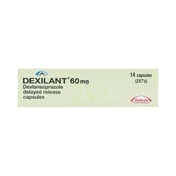 Thuốc Dexilant 60mg Takeda điều trị bệnh trào ngược dạ dày thực quản (2 vỉ x 7 viên)