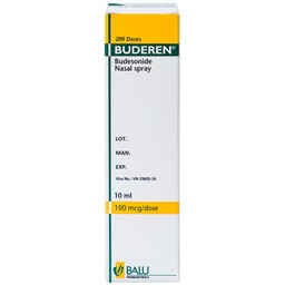 Bình xịt mũi Buderen 200 Dose 10ml điều trị viêm mũi dị ứng theo mùa (200 liều)