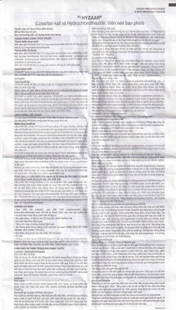 Thuốc Hyzaar 50mg/12.5mg MSD điều trị tăng huyết áp (2 vỉ x 14 viên)