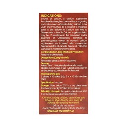 Thuốc AB ExtraBone-Care+ Aus Biopharm phòng và điều trị loãng xương, bổ sung canxi (6 vỉ x 10 viên)