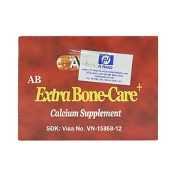Thuốc AB ExtraBone-Care+ Aus Biopharm phòng và điều trị loãng xương, bổ sung canxi (6 vỉ x 10 viên)