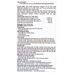 Siro hỗ trợ nhuận tràng, kích thích tiêu hóa, giảm táo bón cho trẻ Special Kid Soulag'Doux hương dâu (125ml)