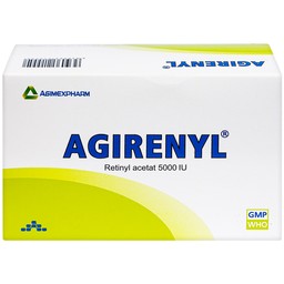 Thuốc Agirenyl 5000IU Agimexpharm phòng và điều trị thiếu vitamin A (10 vỉ x 10 viên)