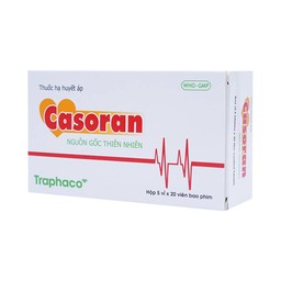 Thuốc Casoran Traphaco điều trị tăng huyết áp (5 vỉ x 20 viên)