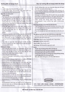 Thuốc mỡ Hasaderm Hasan điều trị liken phẳng, viêm da tiết bã nhờn (10g)