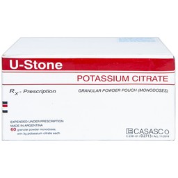 Bột pha uống U-Stone Casasco điều trị và phòng ngừa sỏi thận (60 gói)
