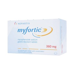 Viên nén Myfortic 360mg Novartis dùng cho bệnh nhân ghép thận dị gen (12 vỉ x 10 viên) 