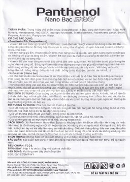 Xịt dưỡng da khô, nứt nẻ Panthenol Nano Bạc Bimex 130g