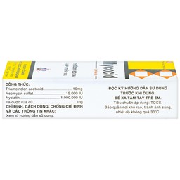 Thuốc mỡ bôi da Mycocid Mekophar điều trị viêm da nhạy cảm, nấm da, eczema trẻ em (10g)